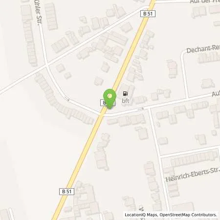 Standortübersicht der Tankstelle bft Meschenich in 50997 Köln