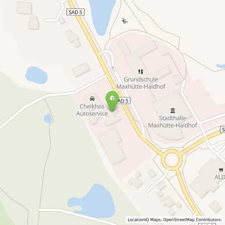 Standortübersicht der Tankstelle AVIA Tankstelle in 93142 Maxhütte-Haidhof