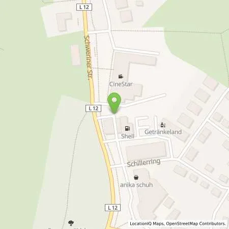 Standortübersicht der Tankstelle Shell Wismar Schweriner Str. 20 in 23970 Wismar