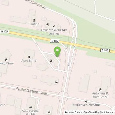 Standortübersicht der Tankstelle Shell Bad Doberan An der B 105 in 18209 Bad Doberan