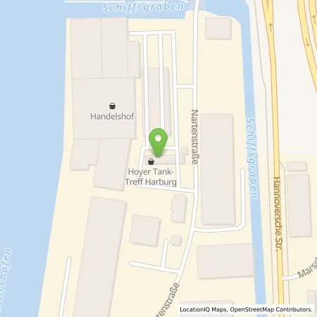 Standortübersicht der Tankstelle Hamburg in 21079 Hamburg