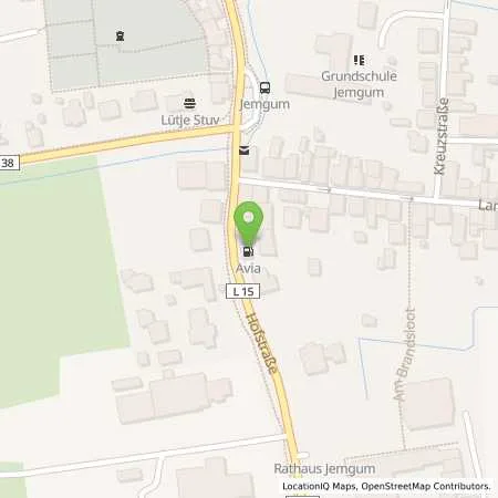 Standortübersicht der Tankstelle AVIA Tankstelle in 26844 Jemgum