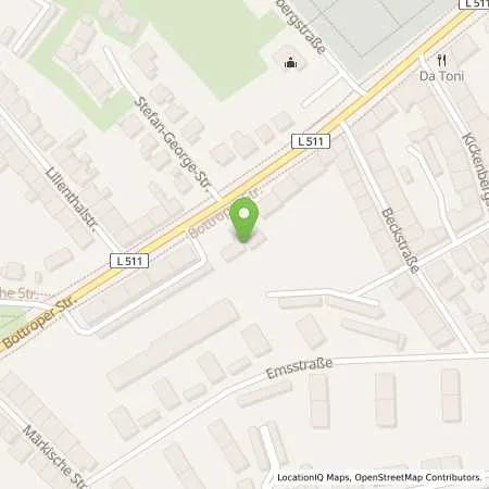 Standortübersicht der Tankstelle Tramin Oberhausen Osterfeld in 46117 Oberhausen