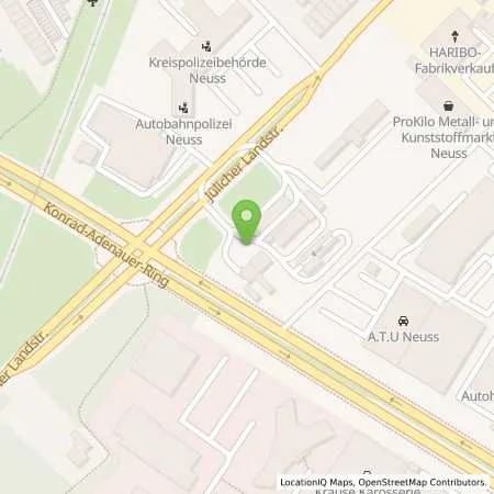 Standortübersicht der Tankstelle Shell Neuss Juelicher Land 115 in 41464 Neuss