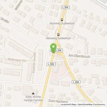 Standortübersicht der Tankstelle Weyhe in 28844 Weyhe