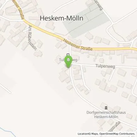 Standortübersicht der Tankstelle Bernhard Hemer in 35085 Ebsdorfergrund (Heskem)