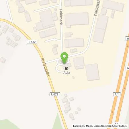 Standortübersicht der Tankstelle Fricke in 44267 Dortmund