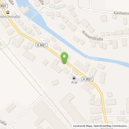 Standortübersicht der Tankstelle Aral Tankstelle in 89568 Hermaringen