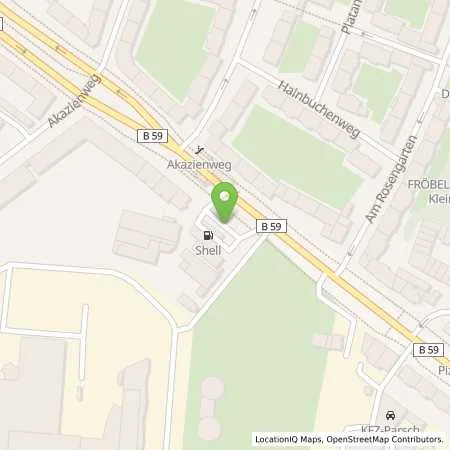 Standortübersicht der Tankstelle Shell Koeln Venloer Str. 771 in 50827 Koeln