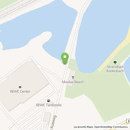 Standortübersicht der Tankstelle REWE Tankstelle in 63517 Rodenbach