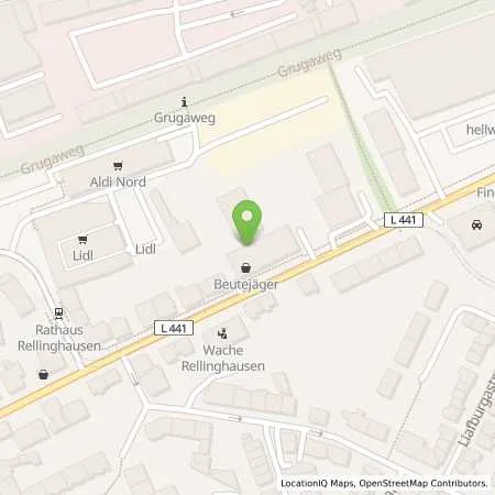 Standortübersicht der Tankstelle SB Essen Frankenstraße 74 in 45134 Essen