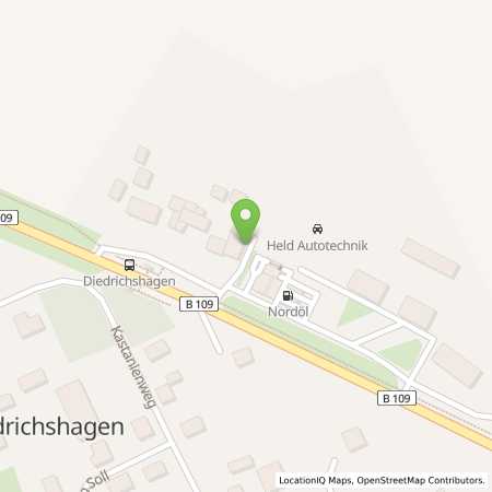 Standortübersicht der Benzin-Super-Diesel Tankstelle: Robert Seelig in 17498, Diedrichshagen