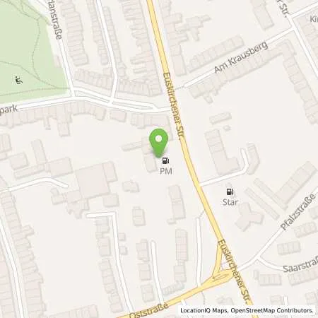 Standortübersicht der Tankstelle PM in 52351 Düren