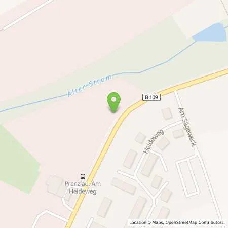 Standortübersicht der Tankstelle Sprint Prenzlau Berliner Strasse in 17291 Prenzlau