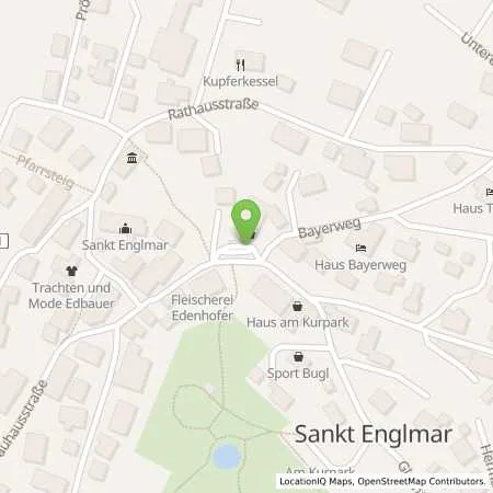 Standortübersicht der Tankstelle St. Englmar Bayerweg 39 in 94379 St. Englmar