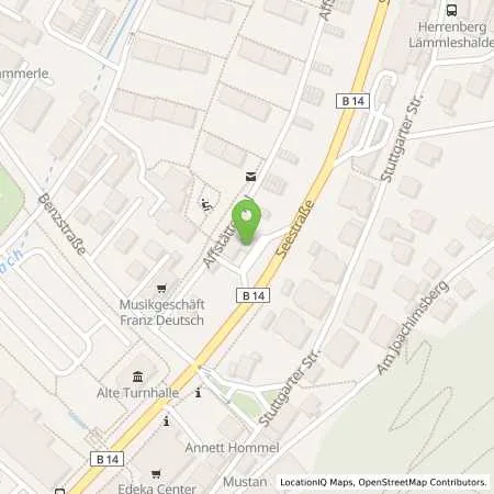 Standortübersicht der Tankstelle AVIA Herrenberg in 71083 Herrenberg