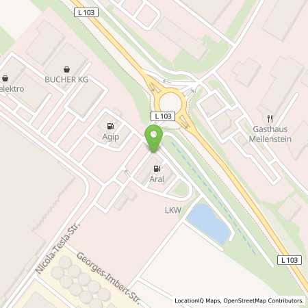 Standortübersicht der Benzin-Super-Diesel Tankstelle: Aral Tankstelle in 77955, Ettenheim
