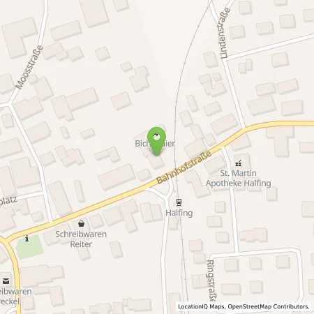 Standortübersicht der Tankstelle Aral Tankstelle in 83128 Halfing