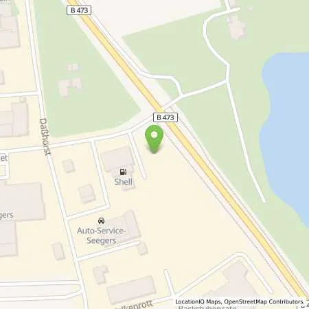 Standortübersicht der Tankstelle Shell Hamminkeln Loikumer Rott 2 in 46499 Hamminkeln