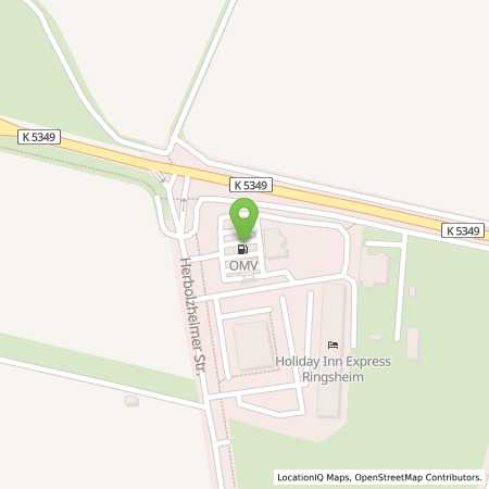Standortübersicht der Benzin-Super-Diesel Tankstelle: Ringsheim  Herbholzheimer Str. 1 in 77975, Ringsheim