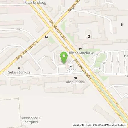 Standortübersicht der Tankstelle Sprint Berlin Residenzstr. in 13409 Berlin