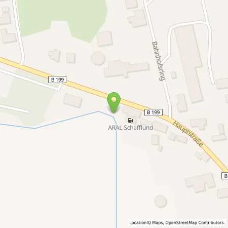 Standortübersicht der Tankstelle Aral Tankstelle in 24980 Schafflund