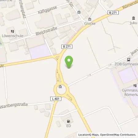 Standortübersicht der Tankstelle KBM Motorfahrzeuge GmbH & Co. KG in 55232 Alzey