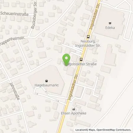 Standortübersicht der Tankstelle Pinoil Neuburg Ingolstädter Straße in 86633 Neuburg