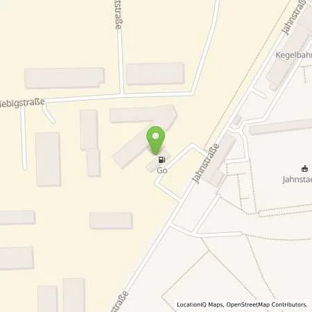 Standortübersicht der Tankstelle GO Wolfen Jahnstr. in 06766 Wolfen