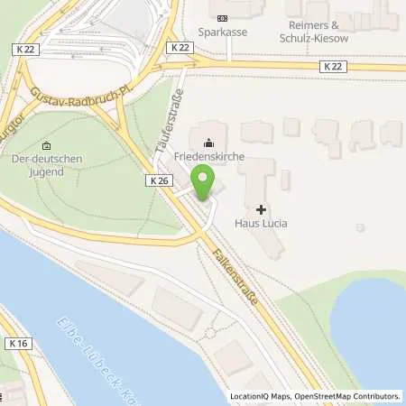 Standortübersicht der Tankstelle AVIA Tankstelle in 23564 Lübeck