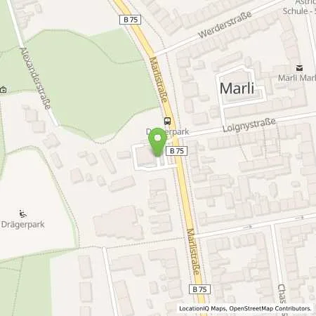 Standortübersicht der Tankstelle AVIA Tankstelle in 23566 Lübeck