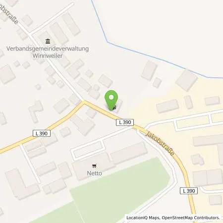 Standortübersicht der Tankstelle TotalEnergies Winnweiler in 67722 Winnweiler