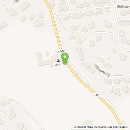 Standortübersicht der Tankstelle Aral Tankstelle in 78647 Trossingen