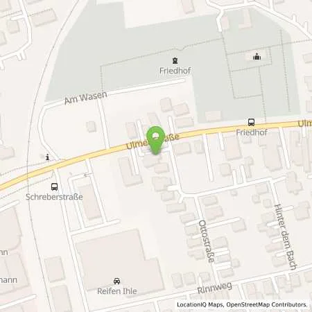 Standortübersicht der Tankstelle AVIA Tankstelle in 89312 Günzburg