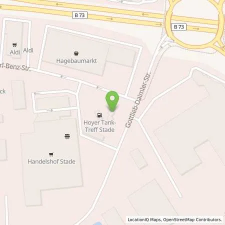 Standortübersicht der Tankstelle Stade in 21684 Stade