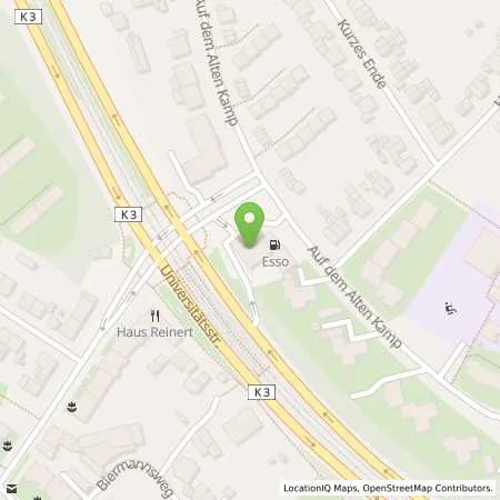 Standortübersicht der Tankstelle Esso Tankstelle in 44803 BOCHUM