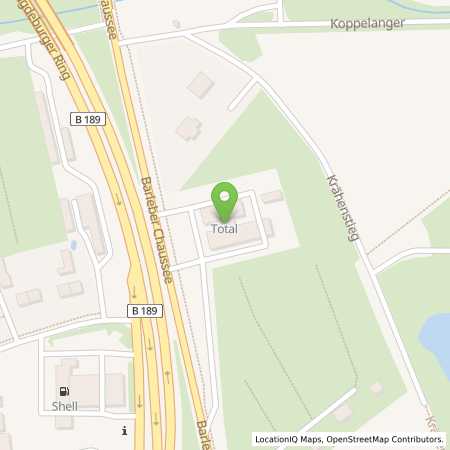 Standortübersicht der Benzin-Super-Diesel Tankstelle: TotalEnergies Magdeburg in 39126, Magdeburg