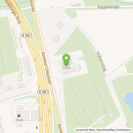 Standortübersicht der Tankstelle TotalEnergies Magdeburg in 39126 Magdeburg