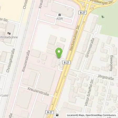 Standortübersicht der Tankstelle Aral Tankstelle in 74076 Heilbronn