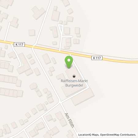 Standortübersicht der Benzin-Super-Diesel Tankstelle: Raiffeisen-Warengenossenschaft Osthannover eG in 30938, Burgwedel