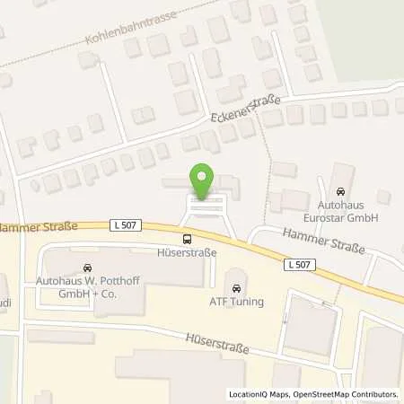 Standortübersicht der Tankstelle Aral Tankstelle in 59075 Hamm