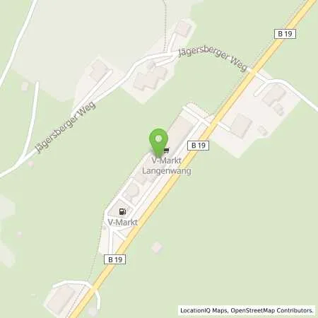 Standortübersicht der Tankstelle V-Markt Fischen-Langenwang in 87538 Fischen (Langenwang)