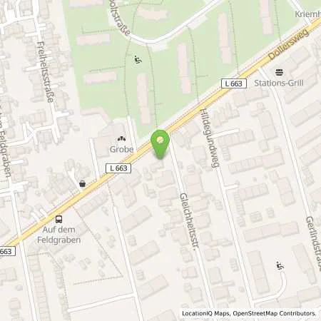 Standortübersicht der Tankstelle Norbert Schulte in 44319 Dortmund