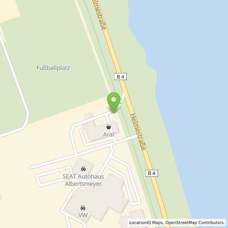 Standortübersicht der Benzin-Super-Diesel Tankstelle: Aral Tankstelle in 99734, Nordhausen