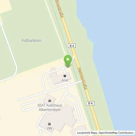 Standortübersicht der Tankstelle Aral Tankstelle in 99734 Nordhausen