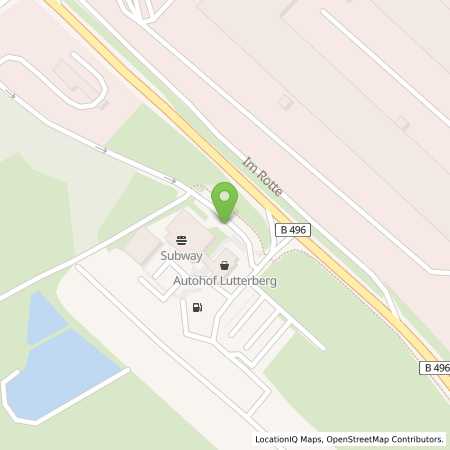 Standortübersicht der Benzin-Super-Diesel Tankstelle: 24 TotalEnergies Autohof Lutterberg in 34355, Staufenberg