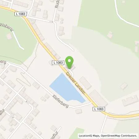 Standortübersicht der Tankstelle Gulf Triebes in 07950 Triebes