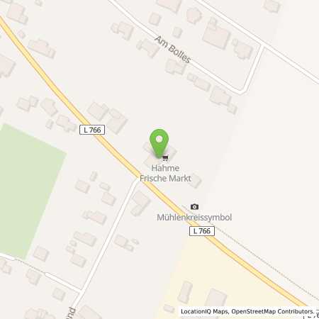 Standortübersicht der Benzin-Super-Diesel Tankstelle: Hahme frische Markt  in 32351, Stemwede