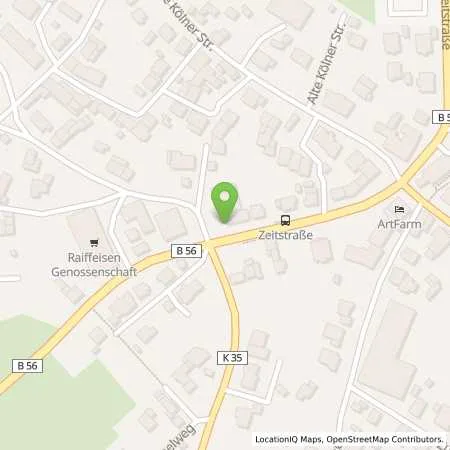 Standortübersicht der Tankstelle RWG Rheinland eG in 51674 Wiehl (Drabenderhöhe)