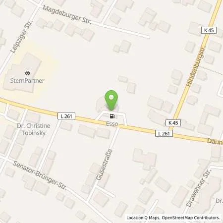 Standortübersicht der Tankstelle Esso Tankstelle in 29439 LUECHOW